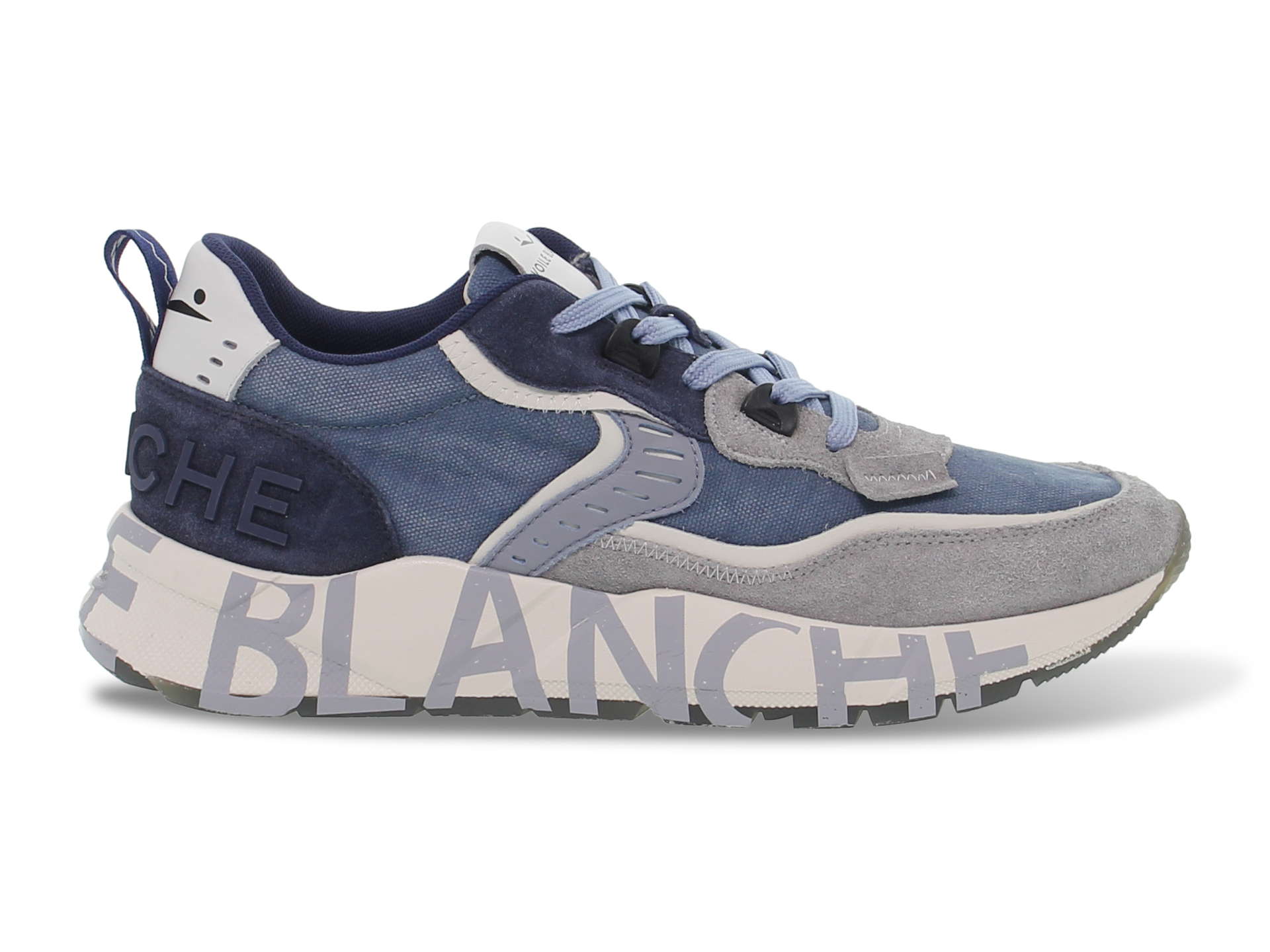 Sneakers Voile Blanche CLUB01 JS GR in jeans suede leather Men's