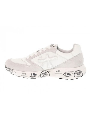 sneakers bianca donna premiata camoscio